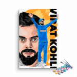 Virat Kohli Poster Paint By Numbers kit