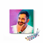 MS Dhoni Smiling Paint By Numbers kit