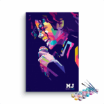 MJ Abstract Paint By Numbers kit