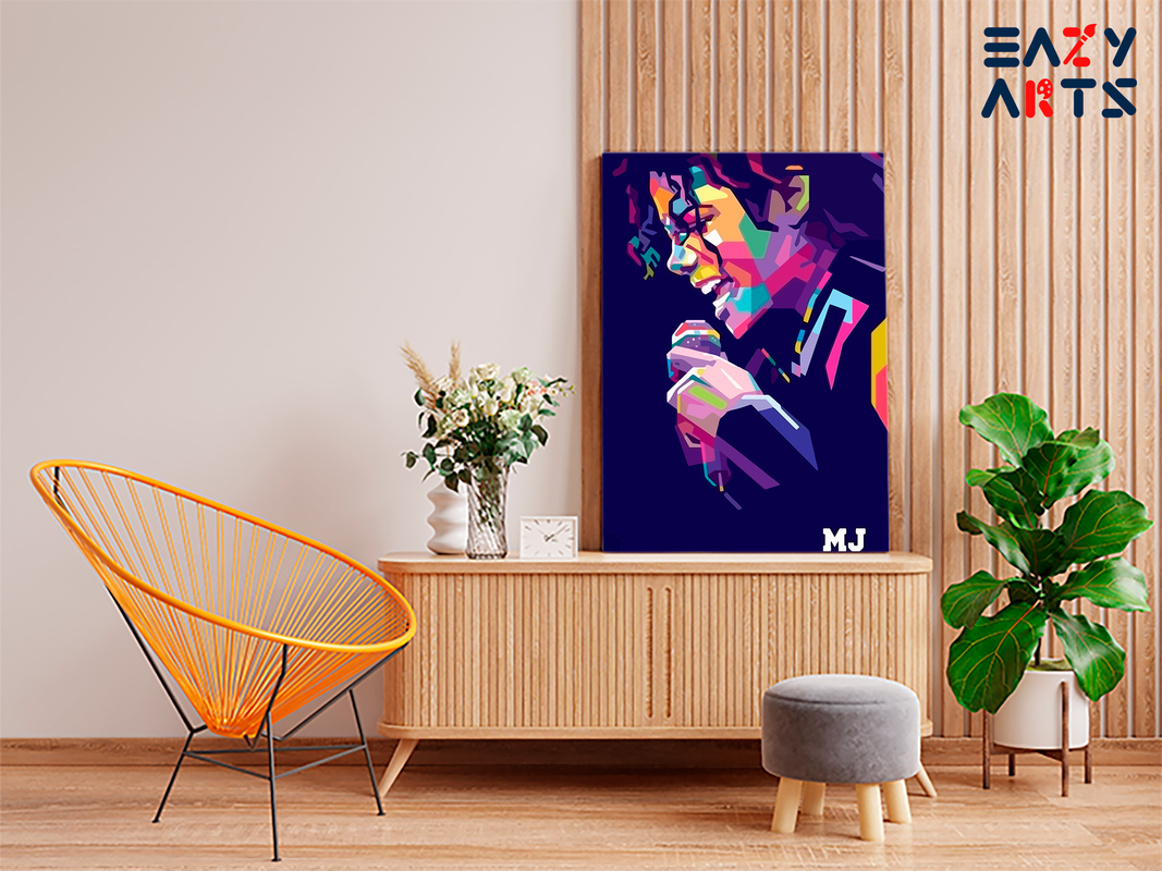 MJ Abstract Paint By Numbers kit - Image 2