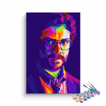 Professor Abstract Paint By Numbers kit