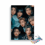 BTS Group Portrait Paint by Numbers Kit