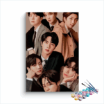 BTS OT7 Paint by Numbers Kit – The Dapper Legends Edition
