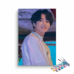 Jungkook Paint by Numbers Kit – Golden Maknae Edition