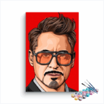 Tony Stark Paint by Numbers Kit – Iron Icon Edition