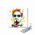 Iron Man Inspired WPAP Paint by Numbers Kit