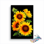 Bunch of Sunflowers Paint By Numbers kit