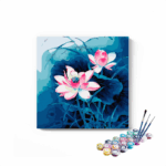 Pink Lotus Flower Paint By Numbers kit