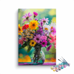 Blooming Delight: Garden Flowers Paint by Numbers Kit