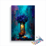 Midnight Bloom: Enchanted Street Paint by Numbers Kit