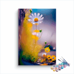 Golden Glow: Daisy at Dawn Paint by Numbers Kit