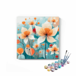 Modern Abstract Floral Paint by Numbers Kit
