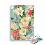 Sunlit Garden Blooms Paint by Numbers Kit