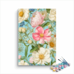 Blushing Bloom Garden Paint by Numbers Kit