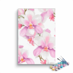 Elegant Orchid Bloom Paint by Numbers Kit