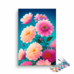 Dreamy Petals Glow Paint by Numbers Kit