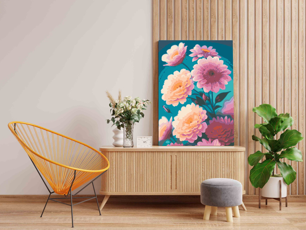 Dreamy Petals Glow Paint by Numbers Kit - Image 2