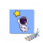 Astronaut Catching Star PBN Kit For Kids