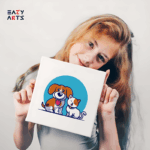 Dog Cat Friends PBN Kit For Kids