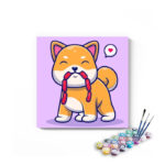 Dog with Hotdog Paint By Numbers Kit For Kids