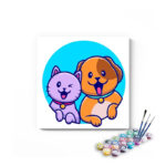 Cat and Dog PBN Kit For Kids