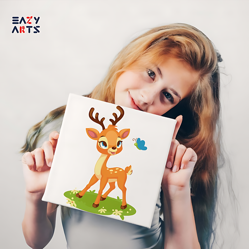 Baby Deer Paint By Numbers Kit For Kids - Image 2