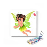 Green Fairy Paint By Numbers Kit For Kids