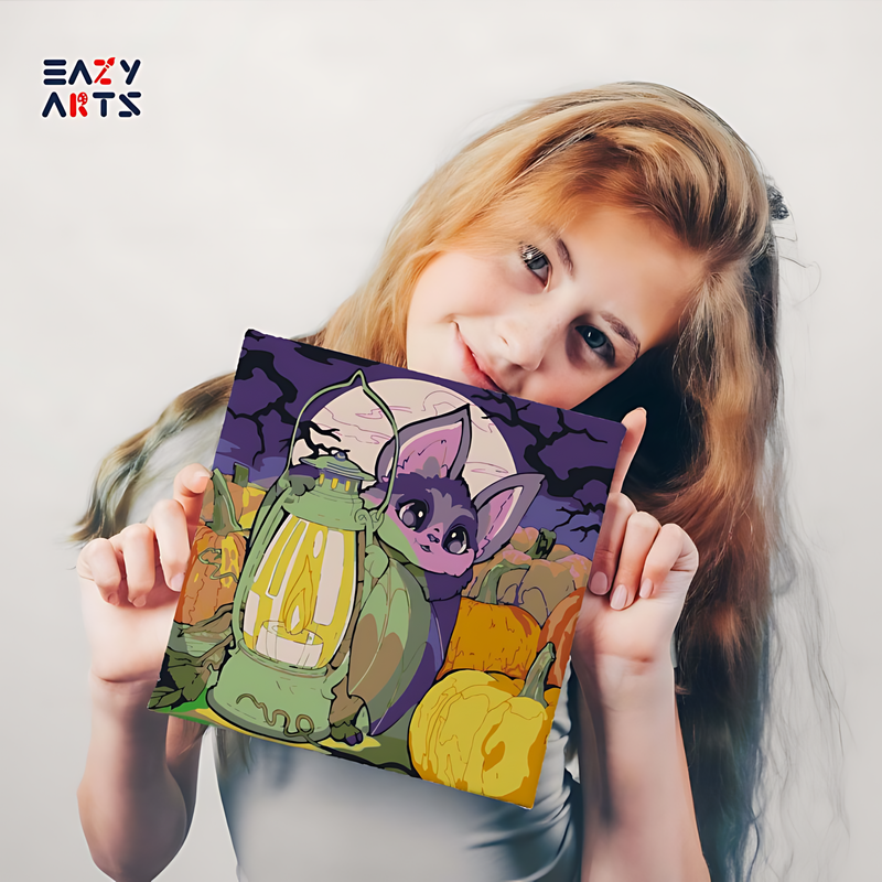 Halloween Bat Paint By Numbers Kit For Kids - Image 2