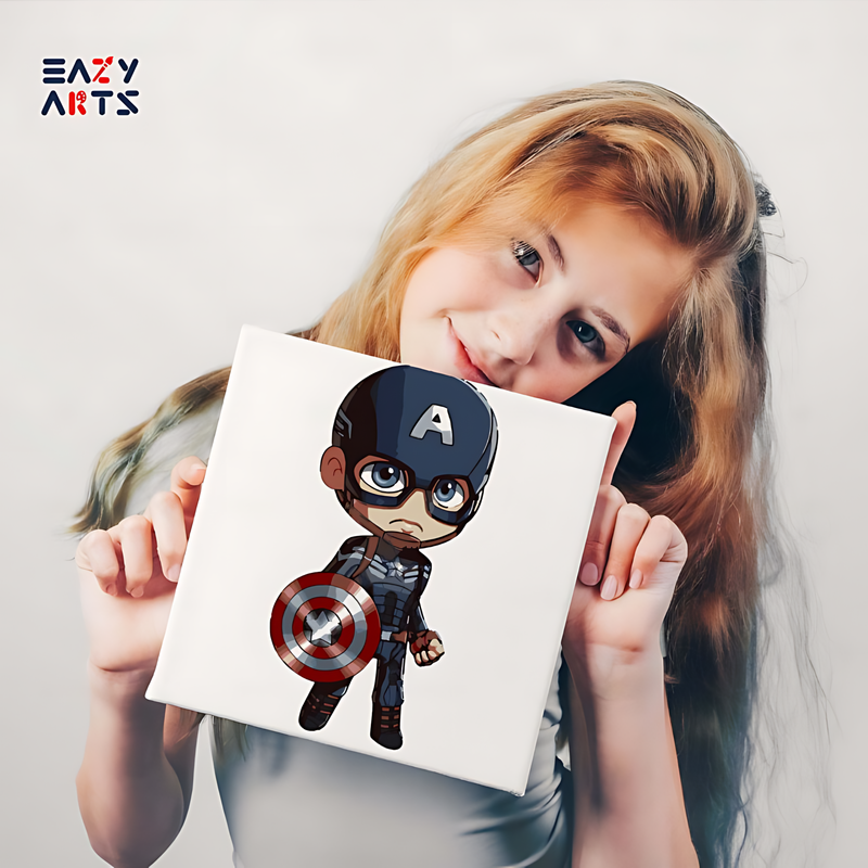 Captain America Paint By Numbers Kit For Kids - Image 2