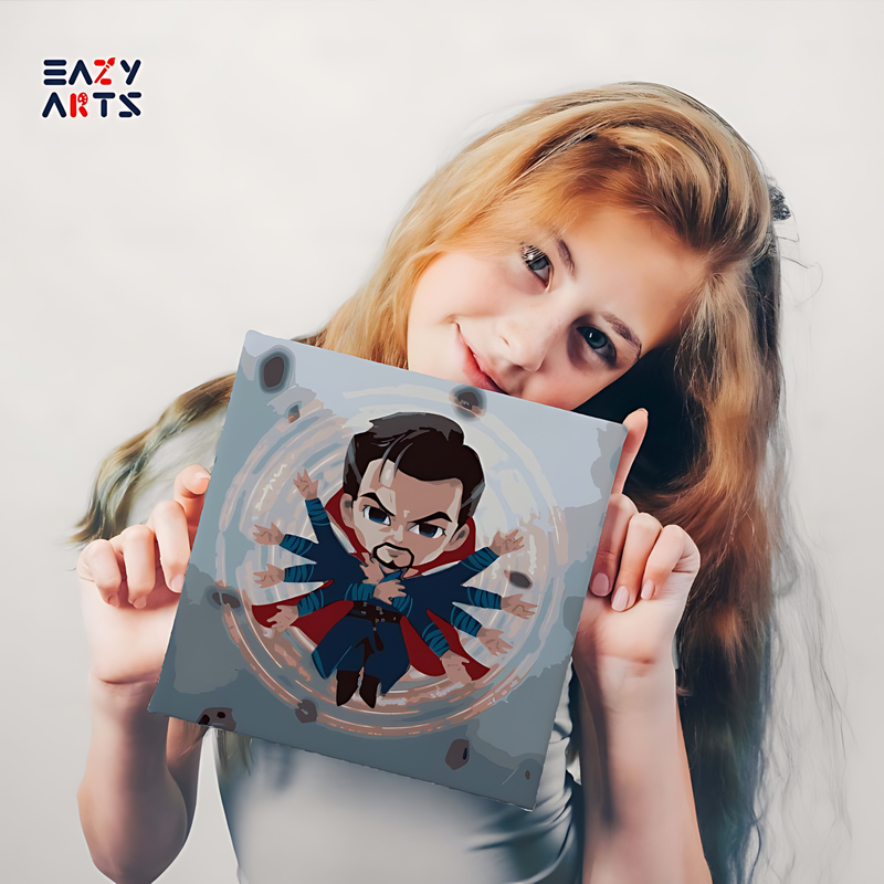 Dr Strange Paint By Numbers Kit For Kids - Image 2