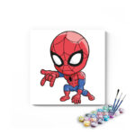 Little Spiderman Paint By Numbers Kit For Kids