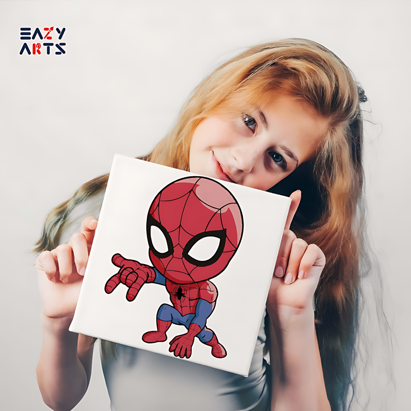 Little Spiderman Paint By Numbers Kit For Kids - Image 2