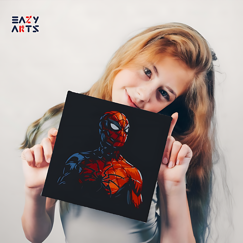 Spiderman Paint By Numbers Kit For Kids - Image 2