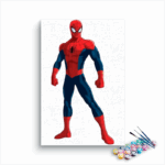 Spiderman Standing Paint By Numbers Kit For Kids