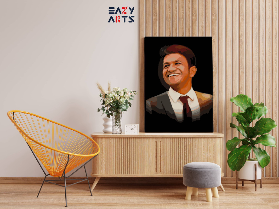 Puneet Rajkumar Smiling Paint By Numbers kit - Image 2