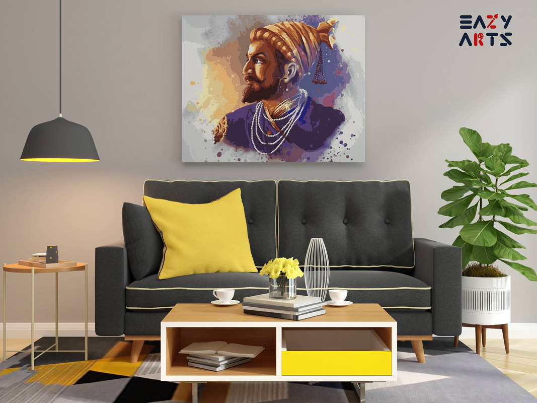 Chhatrapati Shivaji Maharaj Paint By Numbers kit - Image 2