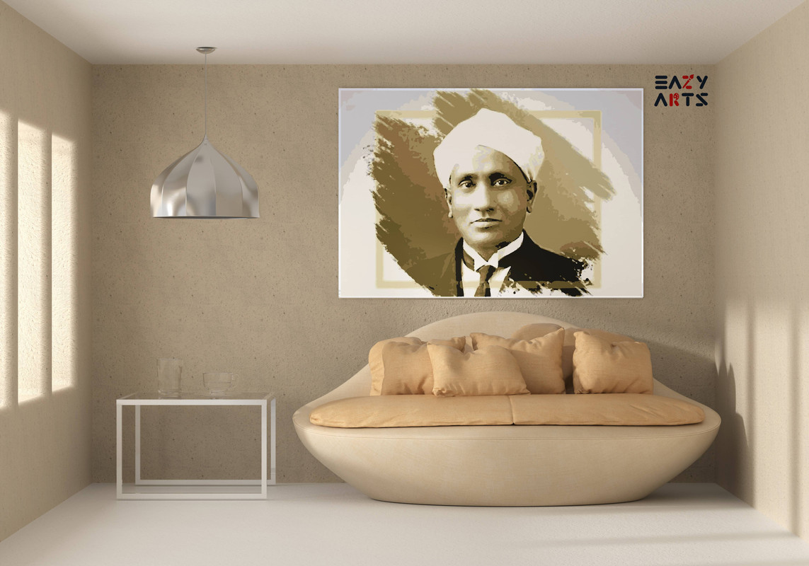 Sir CV Raman Paint By Numbers kit - Image 2