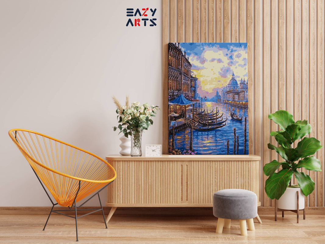 River and The City Paint By Numbers kit - Image 2