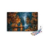 A Night in Jungle Tent Paint By Numbers kit