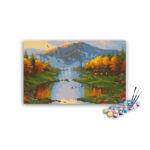 River Mountain and Home Paint By Numbers kit