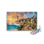 City on The Beach Paint By Numbers kit