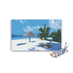 Relaxing Beachside Retreat Paint by Numbers Kit