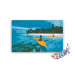 Kayaking Adventure in Crystal Clear Waters Paint by Numbers Kit