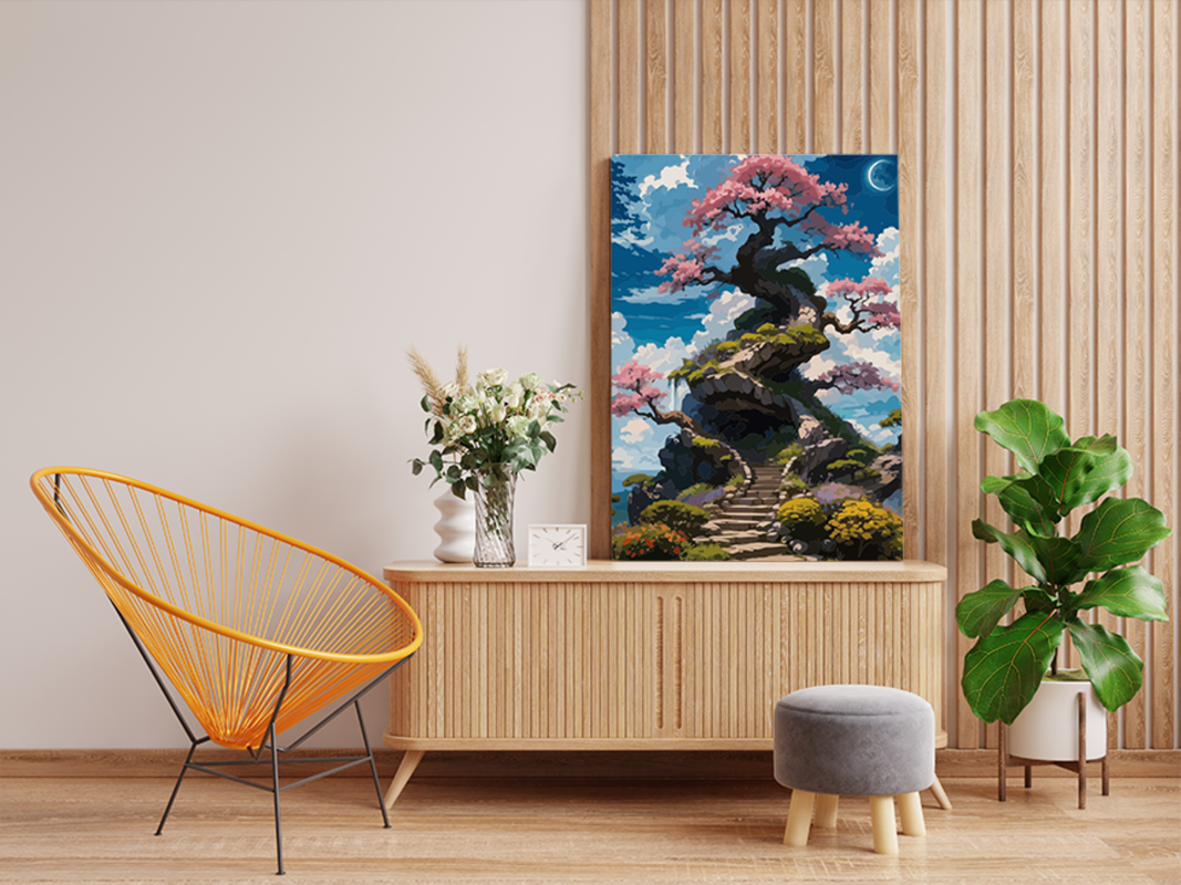 Enchanting Tree of Serenity Paint by Numbers Kit - Image 2