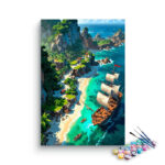 Pirate Cove Adventure Paint by Numbers Kit
