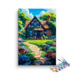 Charming Cottage Garden Paint by Numbers Kit