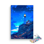 Starlit Lighthouse Paint by Numbers Kit