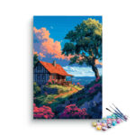 Sunset Cottage Paint by Numbers Kit