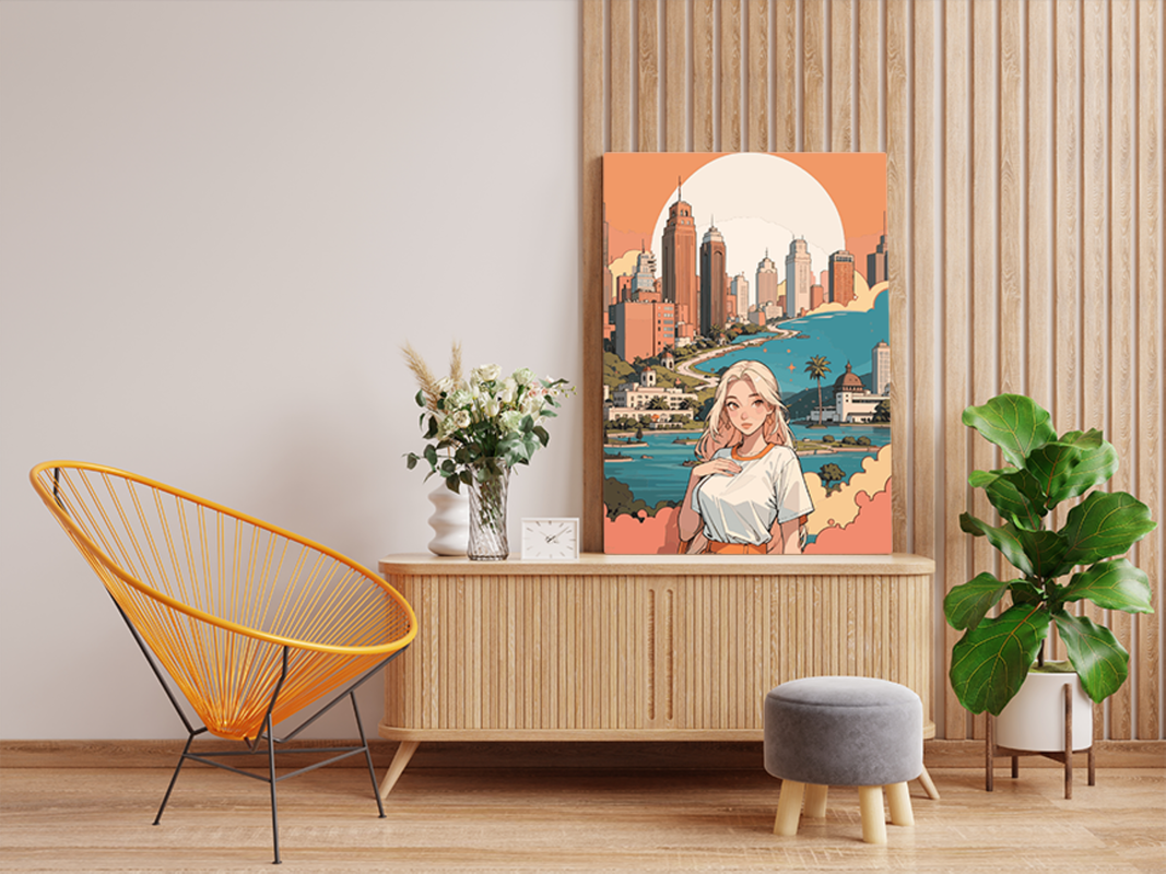 Urban Oasis Paint by Numbers Kit - Image 2