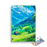 Tranquil Green Valley Paint by Numbers Kit